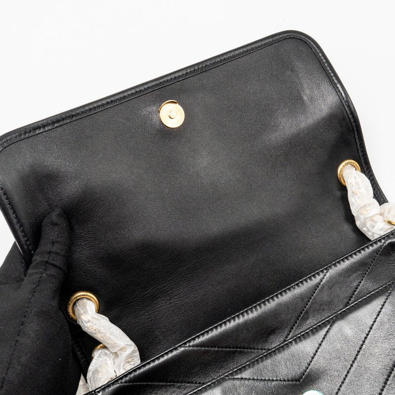 Saint Laurent Medium Niki Bag Lambskin Black GHW