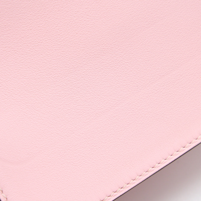 Hermes Mini Roulis Swift 3Q Rose Sakura SHW Stamp Z