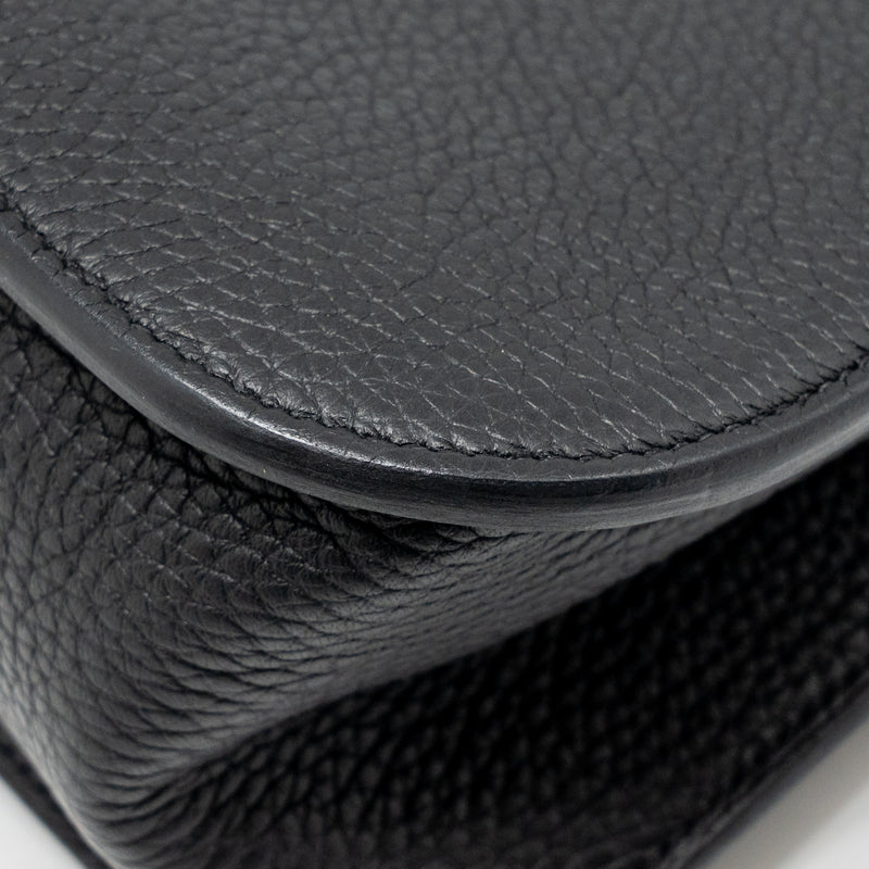 Hermes Halzan 31 Clemence Black GHW Stamp B
