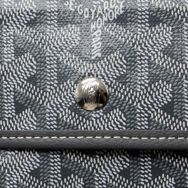 Goyard Grey Goyardine Saint St. Louis PM Tote Bag with Pouch