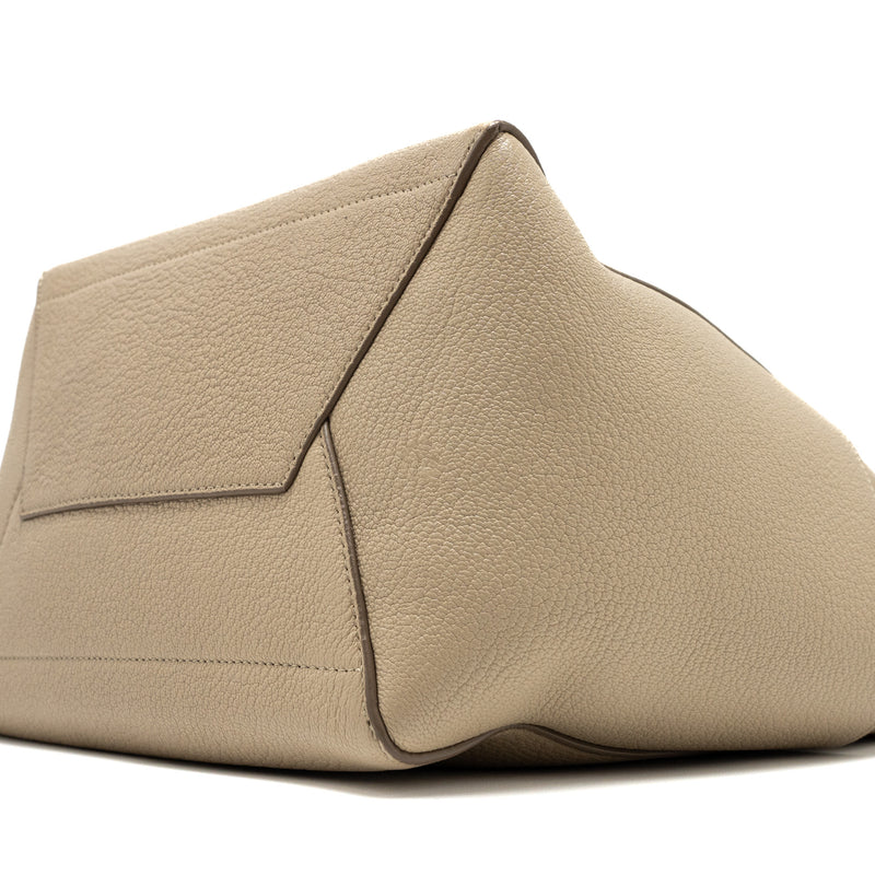 Celine Sangle Bucket Bag Calfskin Beige GHW