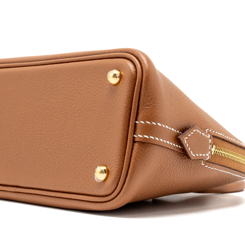 Hermes Mini Bolide evercolor gold GHW stamp B