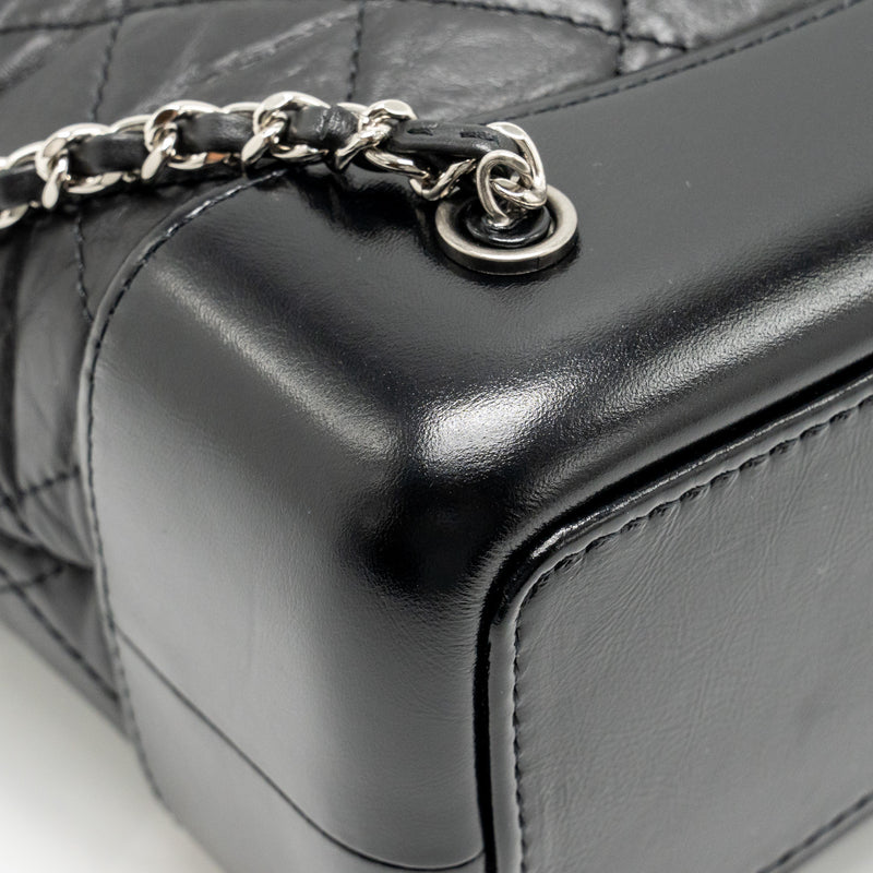 Chanel Small Gabrielle Backpack Calfskin BLACK Multicolour Hardware (Microchip)