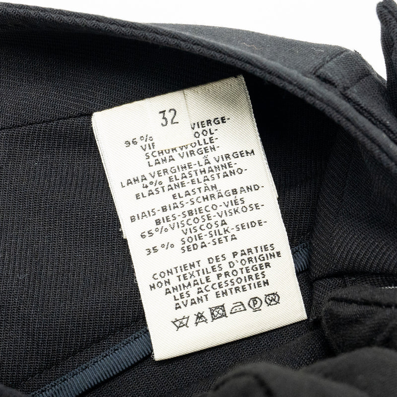 Hermes Size 32 Shorts Virgin Wool Black