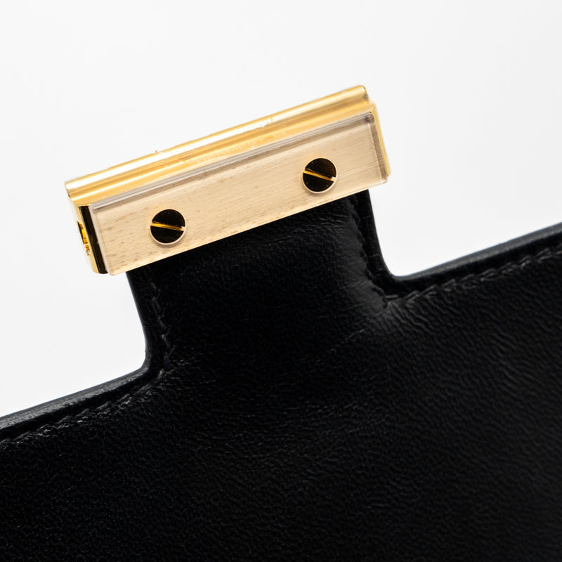 Hermes Mini Constance Epsom Black GHW Stamp Z