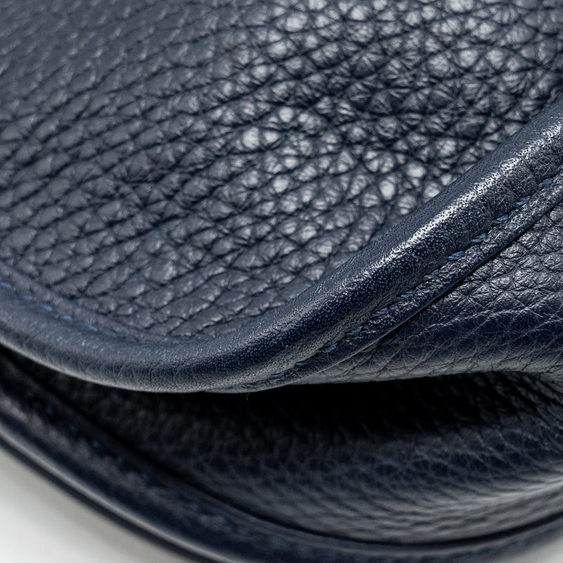 Hermes Evelyne 29 clemence blue nuit SHW stamp C