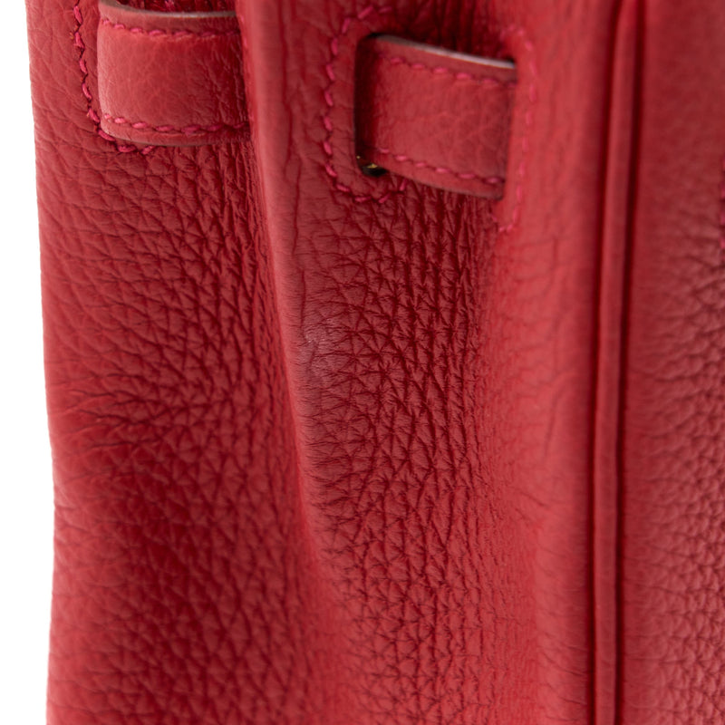 Hermes Kelly 25 Togo Q5 Rouge Casaque GHW Stamp Y