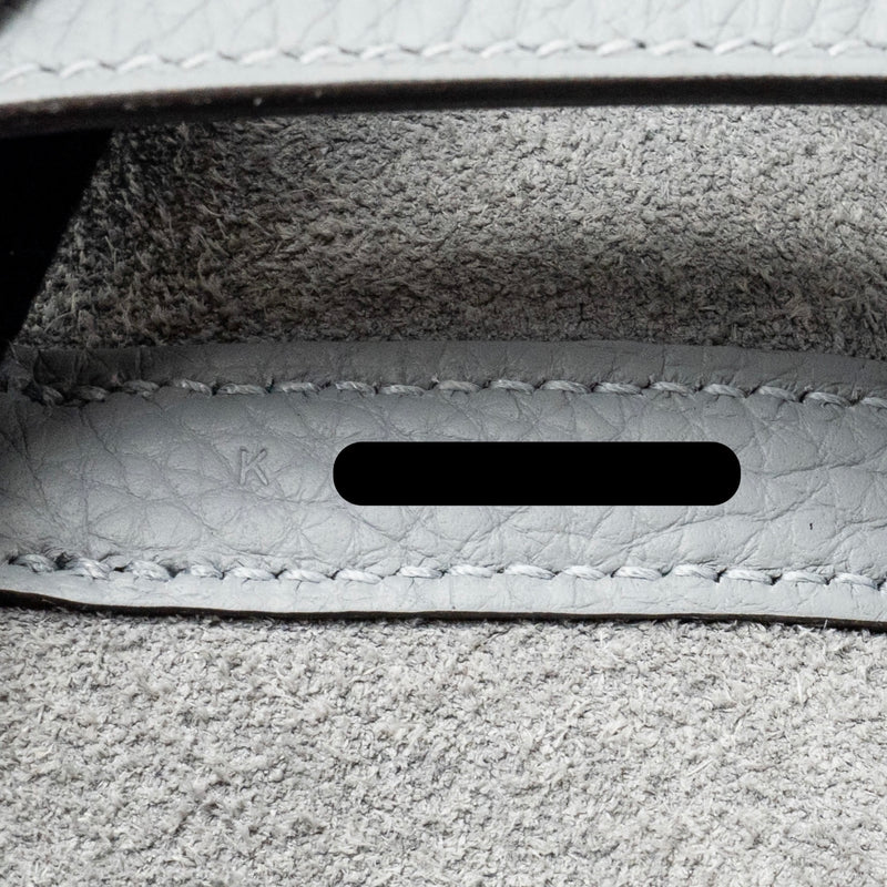 Hermes Picotin 18 Lock Bag Clemence Gris Pantin LGHW Stamp K