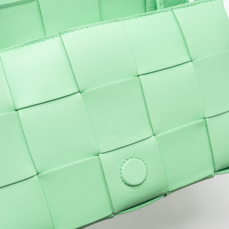Bottega Veneta Classic Cassette Bag Lambskin Light Green SHW