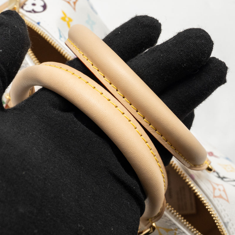 LOUIS VUITTON x Takashi Murakami SPEEDY BANDOULIÈRE 25 MONOGRAM CANVAS WHITE/ MULTICOLOUR GHW