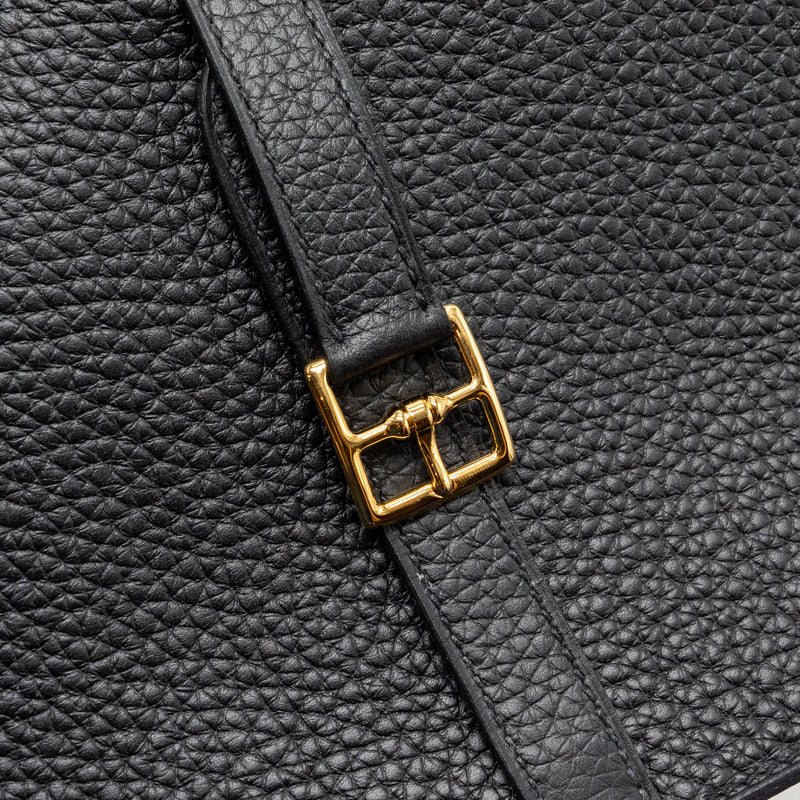 Hermes Halzan 25 Clemence Black GHW Stamp B