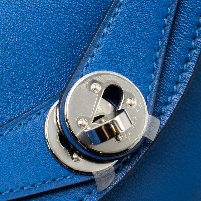 Hermes mini lindy swift blue France / blue saphir SHW stamp Z
