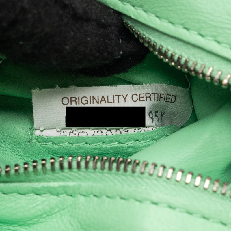 Bottega Veneta Classic Cassette Bag Lambskin Light Green SHW