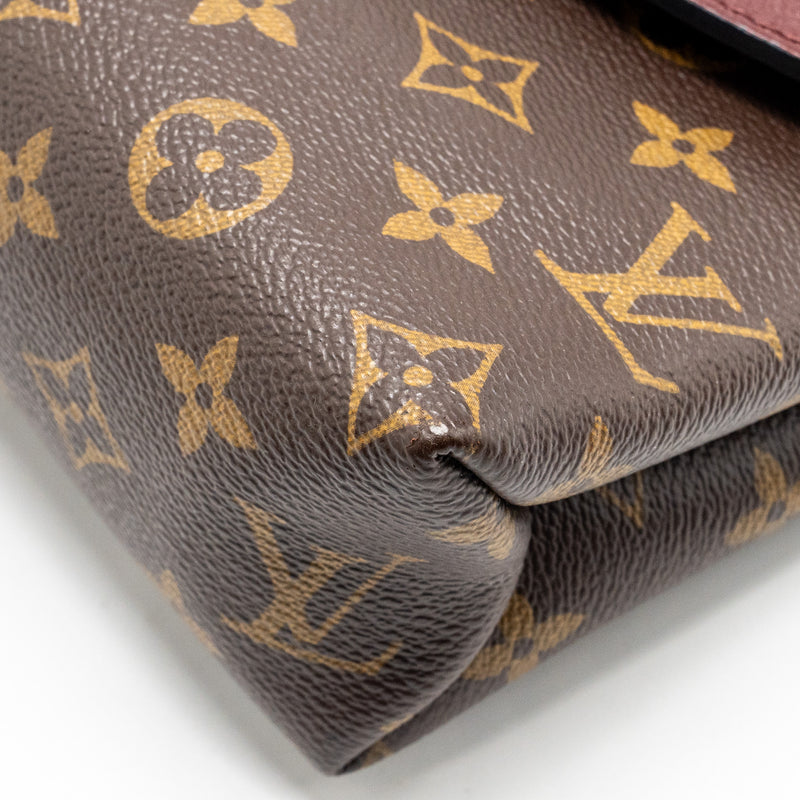 LOUIS VUITTON Saint Placide Monogram Canvas Raspberry GHW