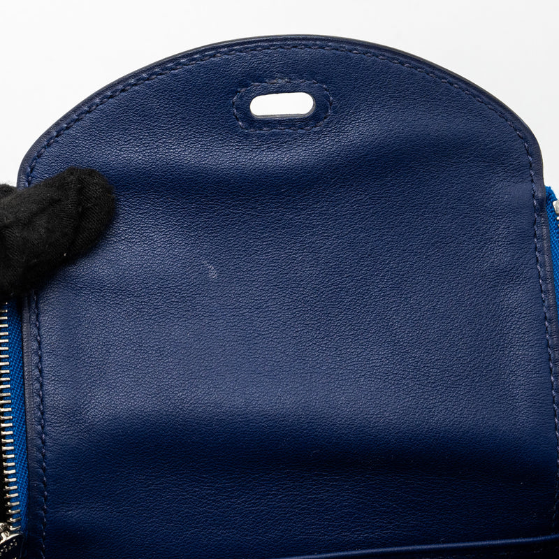 Hermes mini lindy swift blue France / blue saphir SHW stamp Z