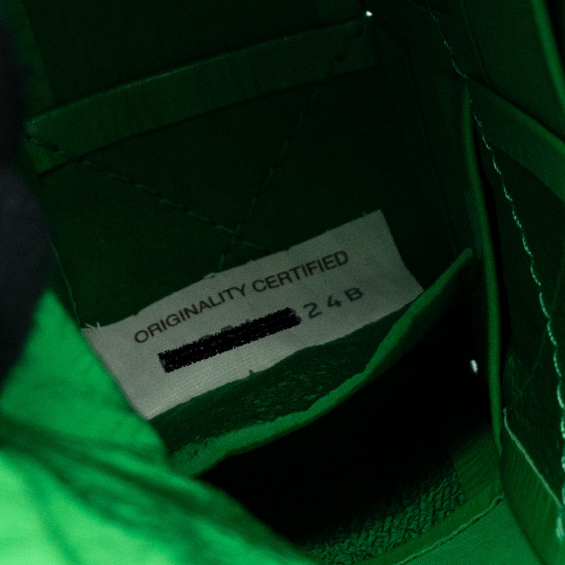 Bottega Veneta Cassette Leather Green SHW
