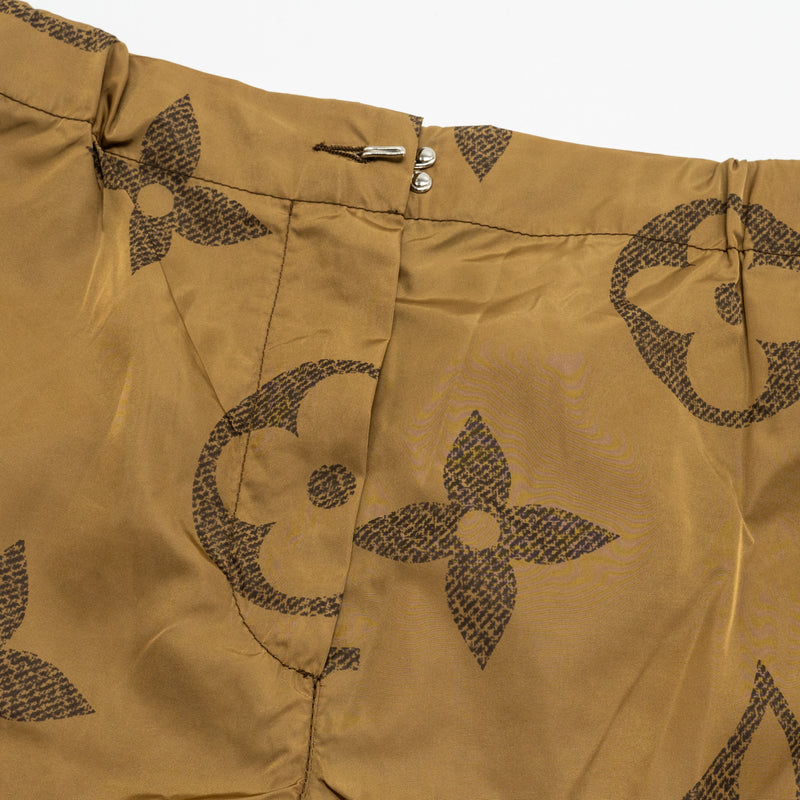 Louis Vuitton 34 Giant Monogram Pants Polyamide Brown