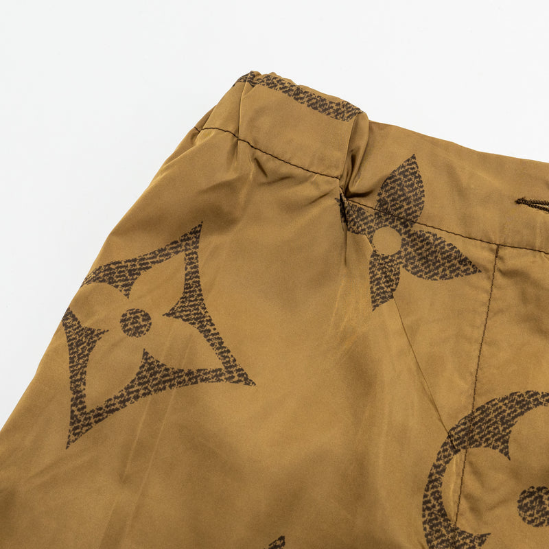 Louis Vuitton 34 Giant Monogram Pants Polyamide Brown