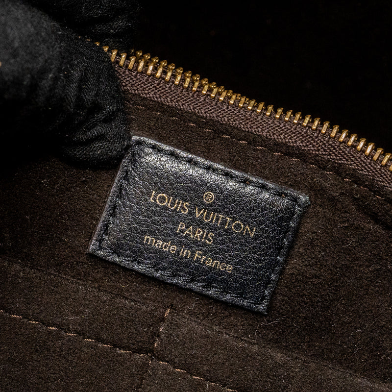 Louis Vuitton kimono tote bag leather / monogram Canvas GHW