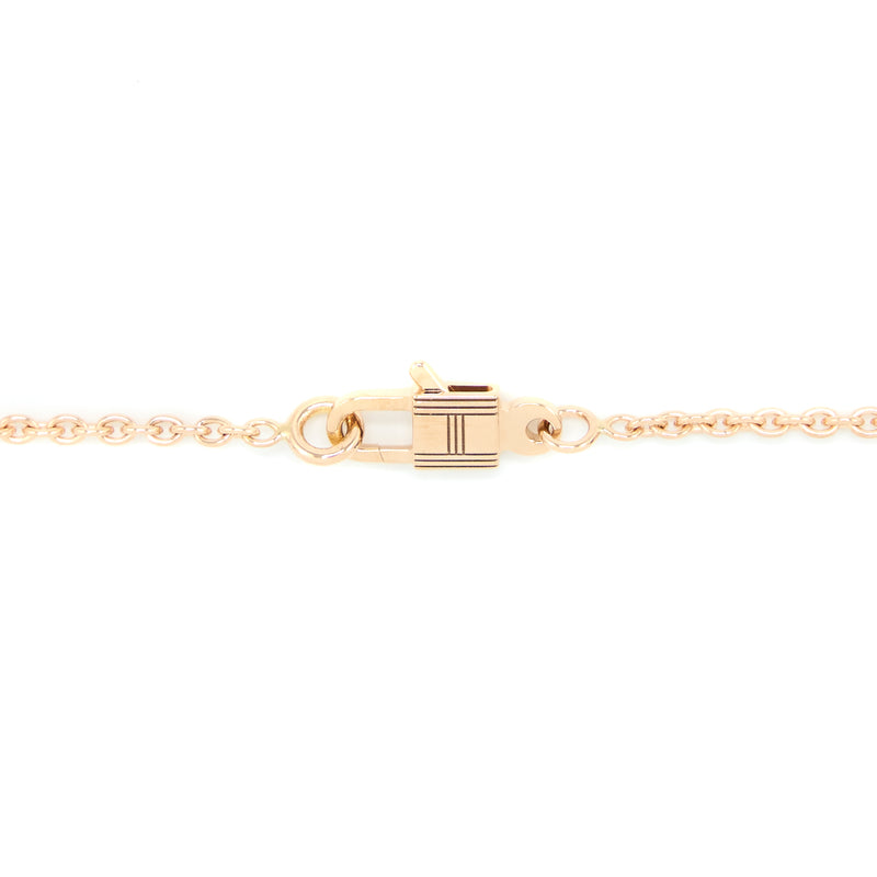 Hermes Constance Amulette Pendant Rose Gold Diamonds