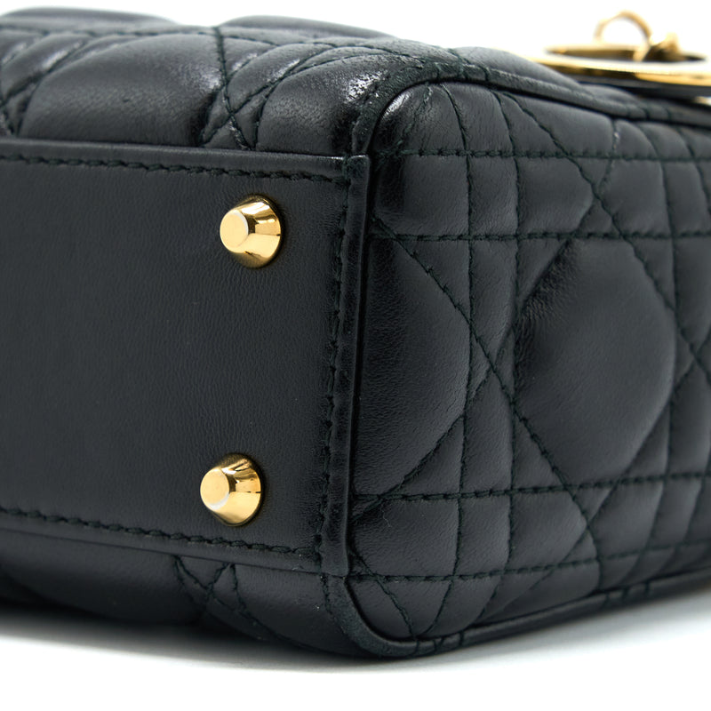 Dior Mini Lady Dior Lambskin Black GHW