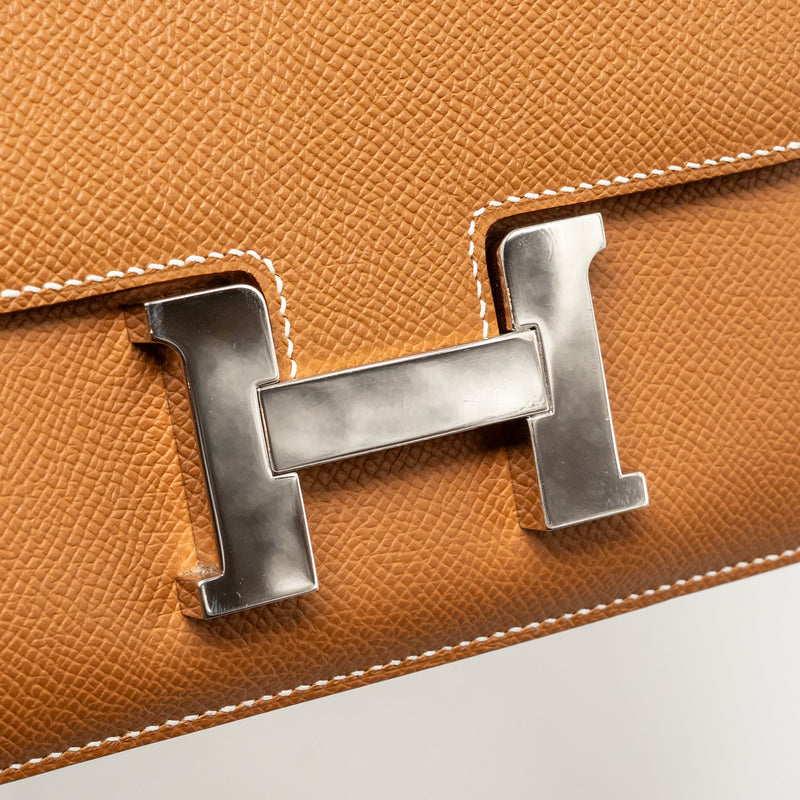 Hermes Mini Constance Epsom Gold SHW Stamp B
