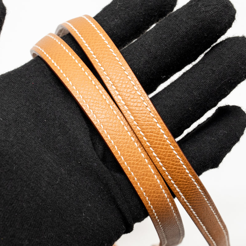 Hermes Mini Constance Epsom Gold SHW Stamp B
