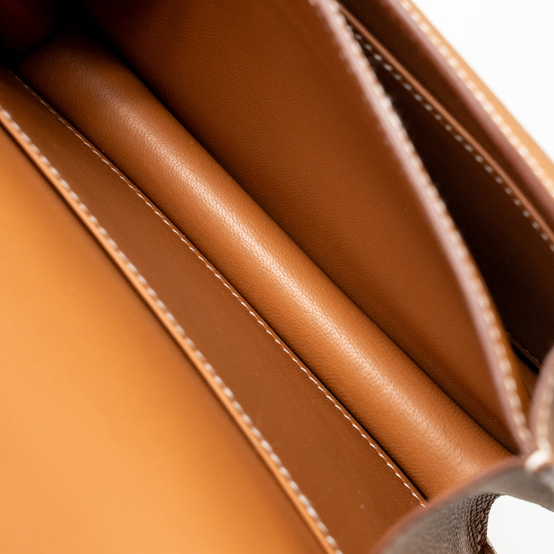 Hermes Mini Constance Epsom Gold SHW Stamp B