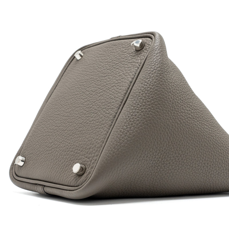 Hermes picotin 18 clemence Gris Etain SHW Stamp Y