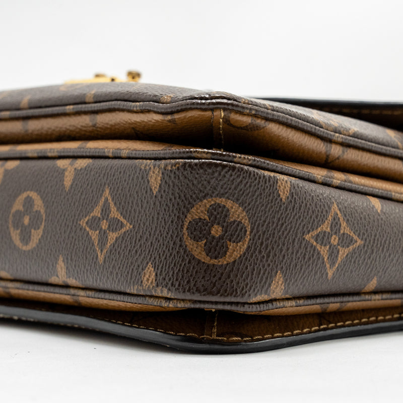 Louis Vuitton Pochette Métis Monogram Reverse Canvas GHW