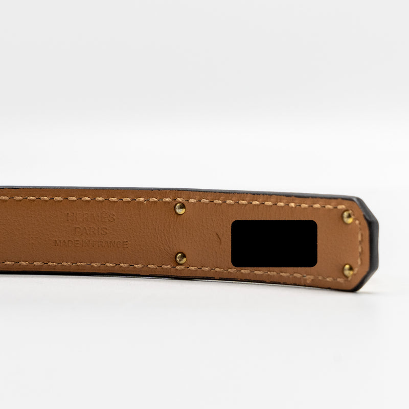Hermes Kelly Pocket Belt Adjustable Gold Epsom Leather Gold