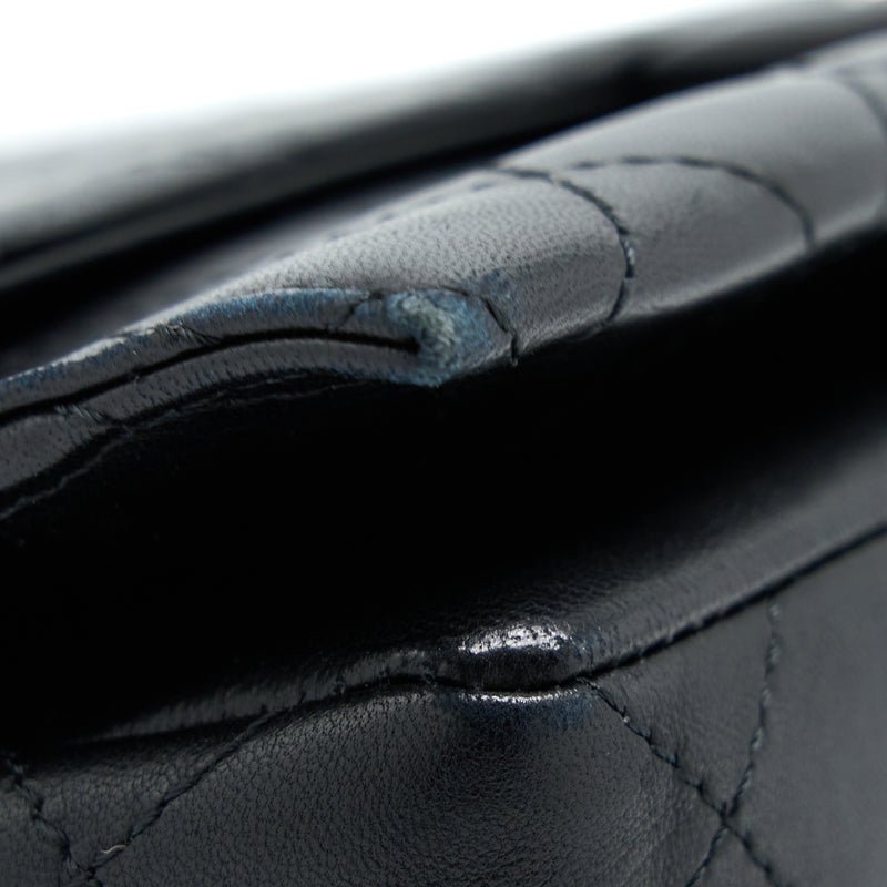 Chanel Quilted Flap Bag Lambskin Black SHW