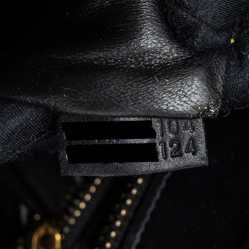 Celine micro luggage calfskin / suede leather multicolour GHW