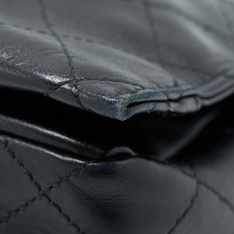 Chanel Quilted Flap Bag Lambskin Black SHW
