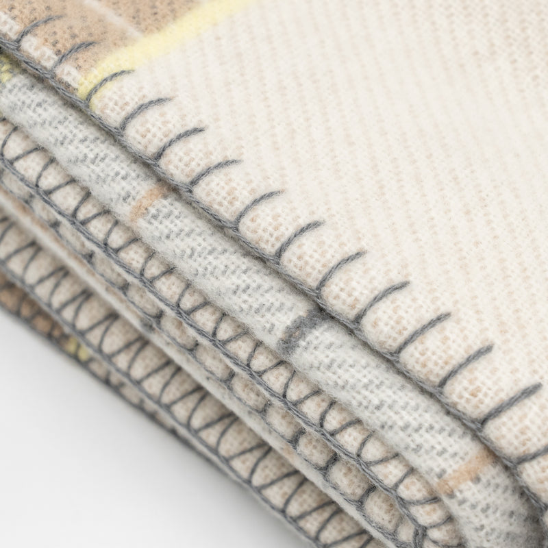 Hermes Avalon Cabriole Blanket Merino Wool/Cashmere gris perle