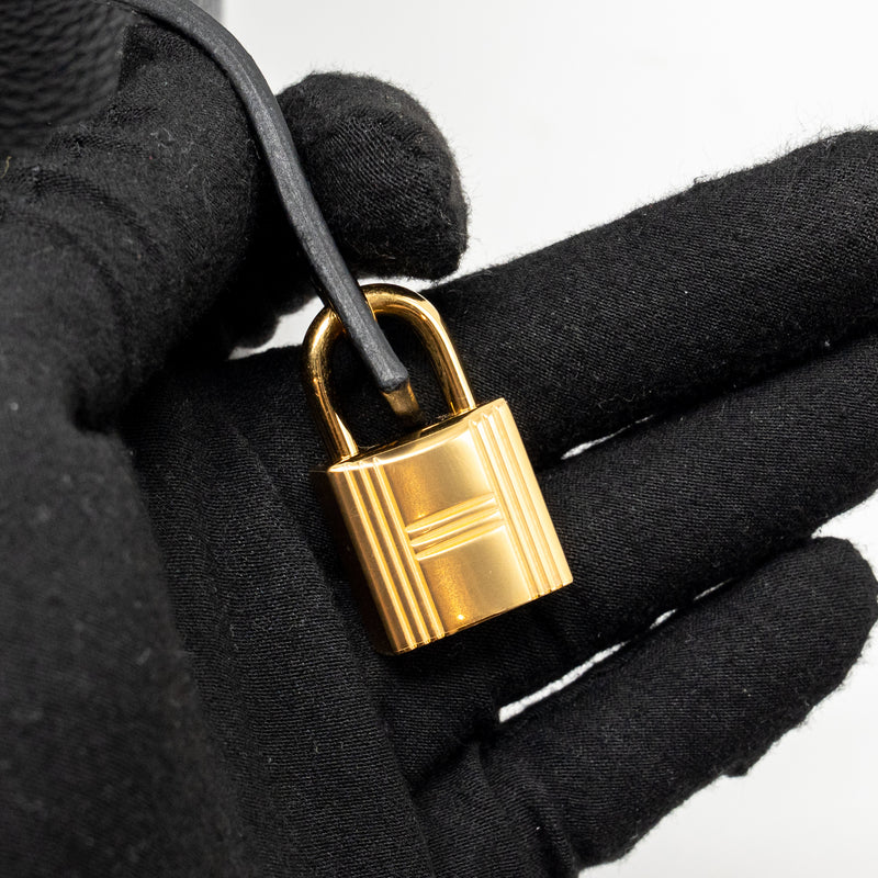 Hermes Picotin 18 Lock Bag Clemence BLACK GHW Stamp U