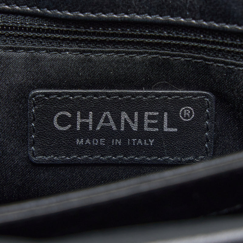 Chanel Quilted Flap Bag Lambskin Black SHW