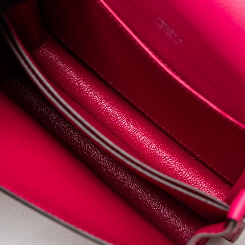 Hermes Mini Roulis Alligator Touch Evercolor Rose Mexico SHW Stamp Z