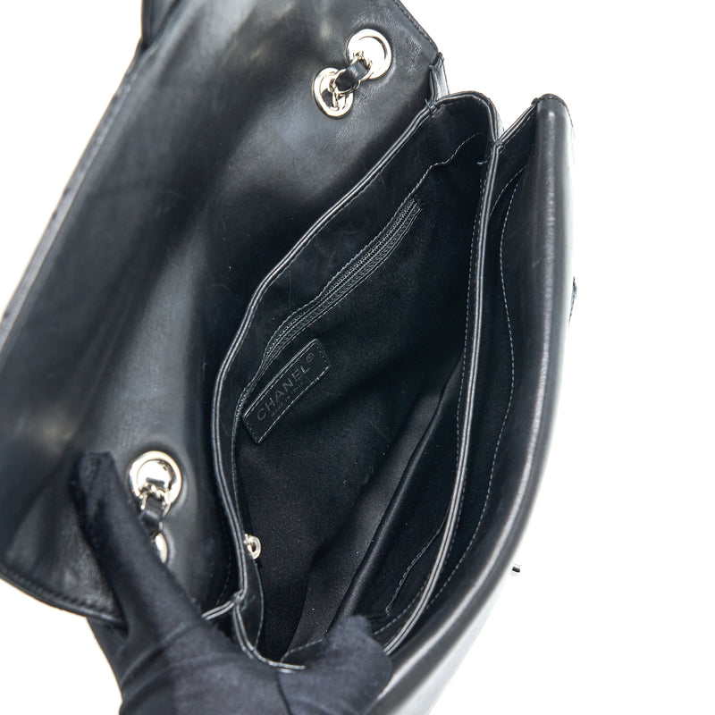 Chanel Quilted Flap Bag Lambskin Black SHW