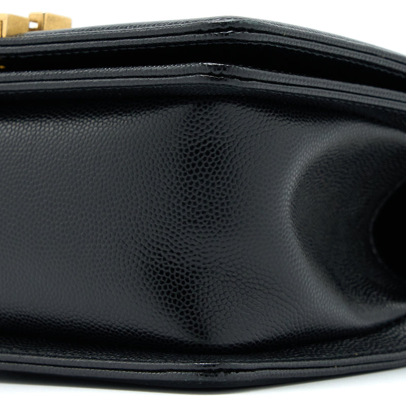 Chanel Small Boy Bag Caviar Black GHW