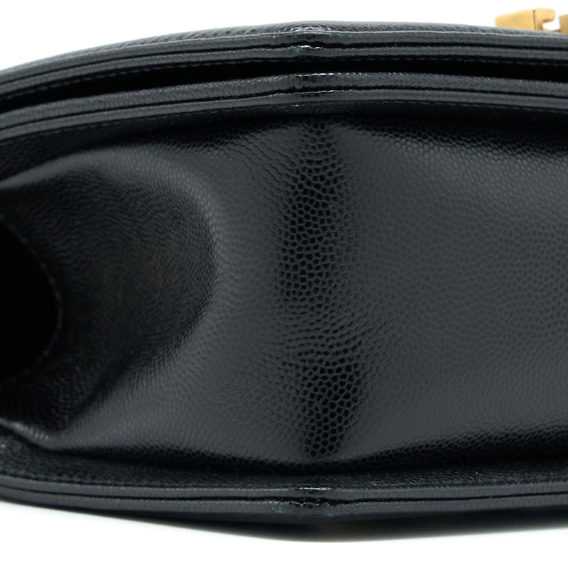 Chanel Small Boy Bag Caviar Black GHW