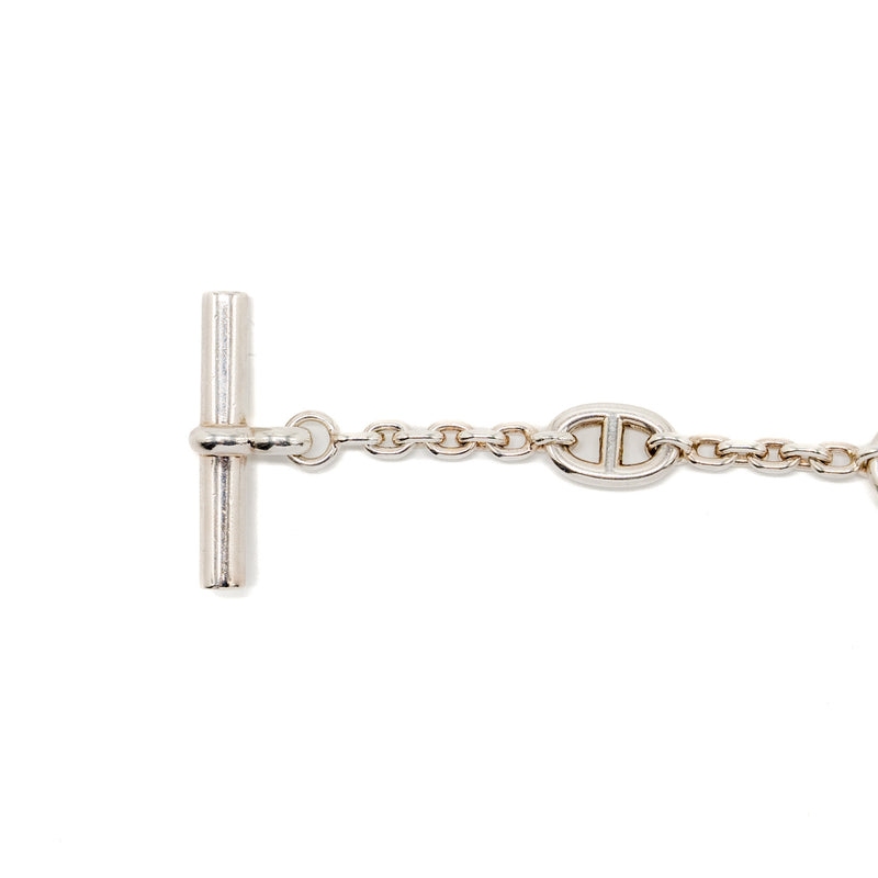 Hermes Size ST Farandole Bracelet Sterling Silver