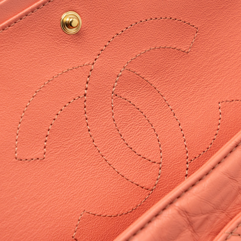 Chanel SMALL 2.55 REISSUE FLAP BAG aged calfskin LIGHT PINK GHW