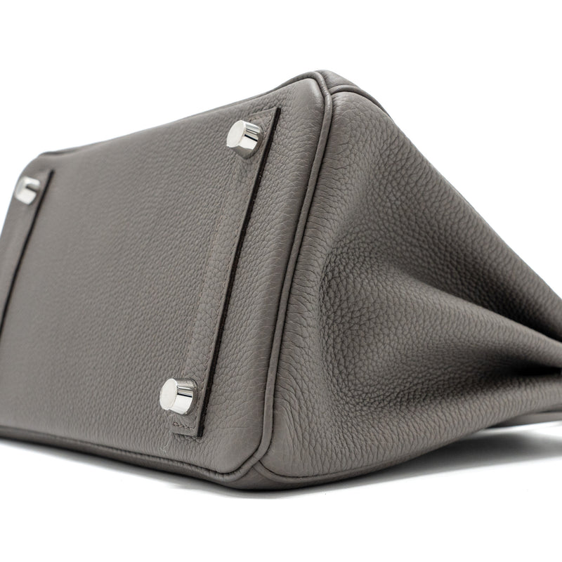 Hermes Birkin 25 Togo Gris Etain shw Stamp Y