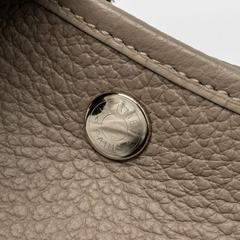 Hermes Garden Party 36 Country Gris Asphalte SHW Stamp A