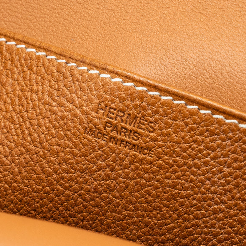 Hermes Halzan 25 Barenia Faubourg Fauve GHW Stamp B