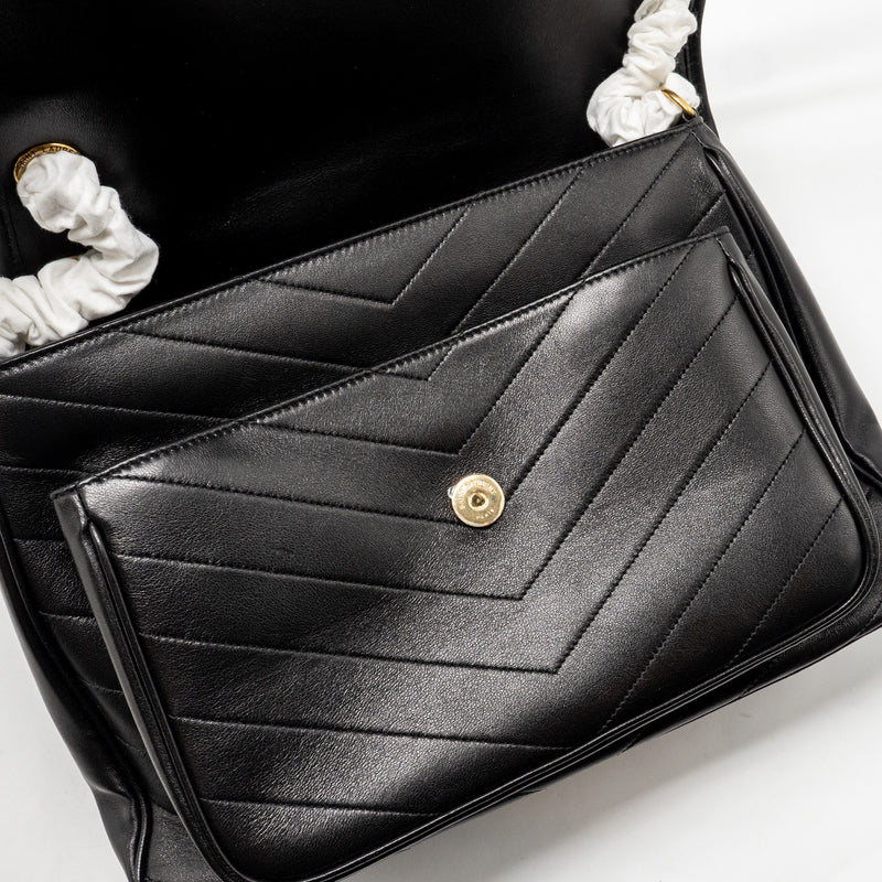 Saint Laurent Large Niki Bag Lambskin Black GHW