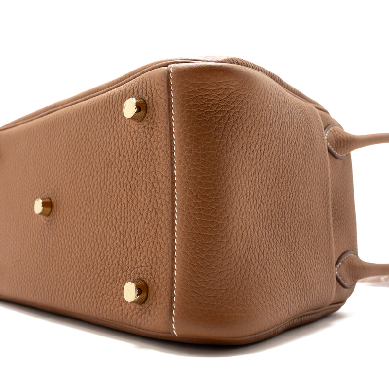 Hermes Lindy 26 Clemence Gold GHW Stamp B