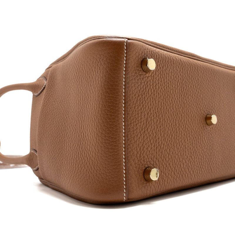 Hermes Lindy 26 Clemence Gold GHW Stamp B
