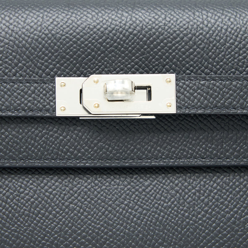 Hermes Kelly To Go Epsom Black SHW Stamp U